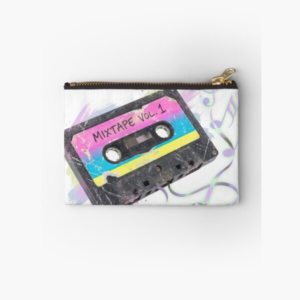 Item preview, Retro 80s Cassette Tape Mixtape Music Art designed and sold by Rahat3344.