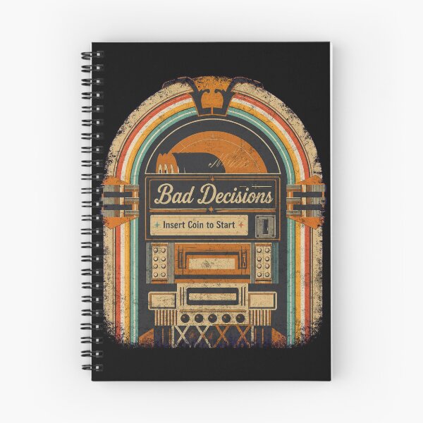 Item preview, Jukebox Bad Decisions - Retro Humor designed and sold by Nacho Average Designs.