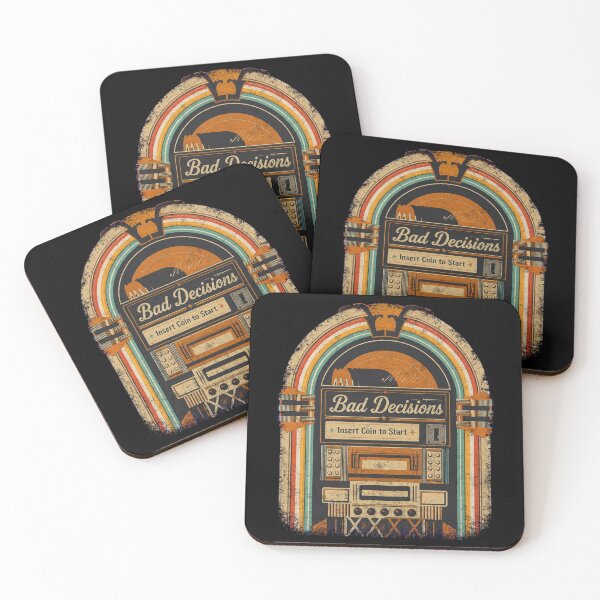Item preview, Jukebox Bad Decisions - Retro Humor designed and sold by Nacho Average Designs.