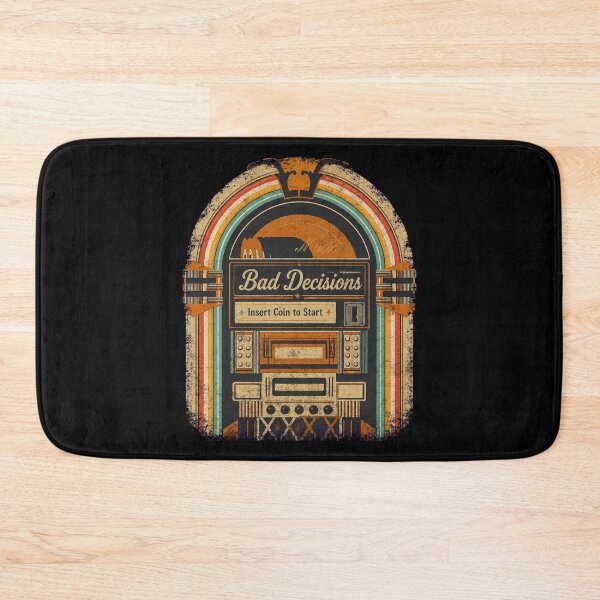 Item preview, Jukebox Bad Decisions - Retro Humor designed and sold by Nacho Average Designs.