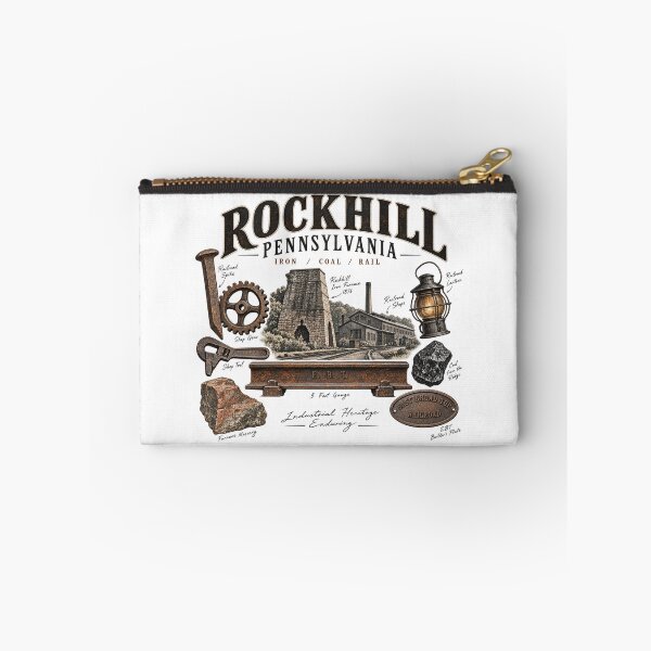 Item preview, Rockhill Pennsylvania Industrial Heritage — Iron, Coal & Rail designed and sold by Past in Threads.