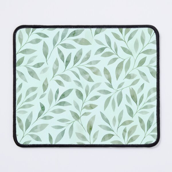 Item preview, Sage Green Watercolor Bamboo Leaf Pattern designed and sold by zenjiinspired.