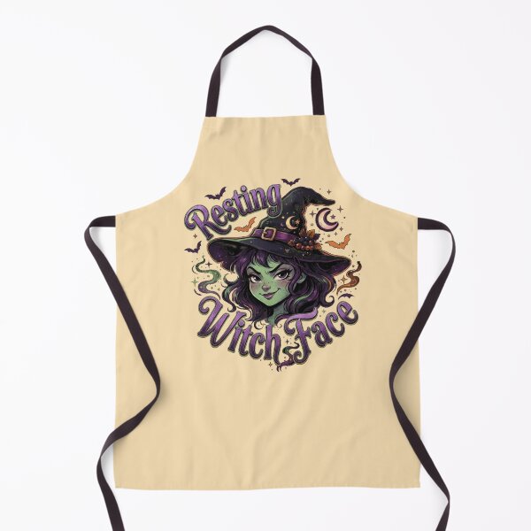 Item preview, Resting Witch Face Funny Sarcastic Cute Halloween Witch Art designed and sold by Evelashop.
