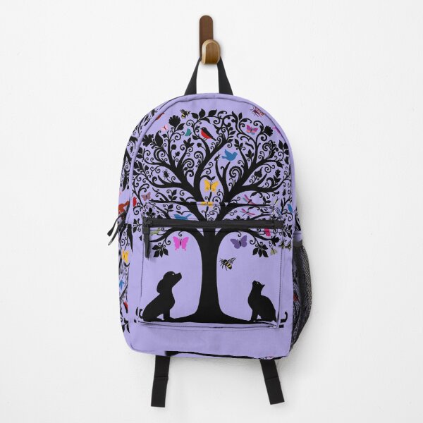 Item preview, TREE OF LIFE WITH BIRDS, DOG, CAT, BUTTERFLY AND INSECTS designed and sold by classic car craze.