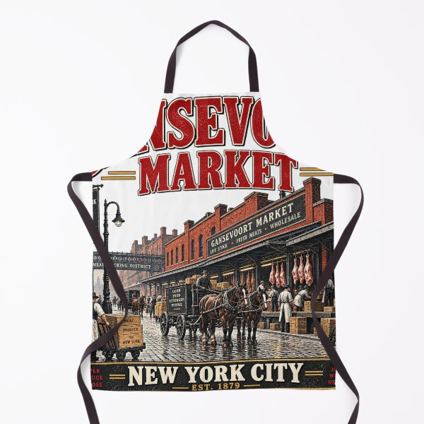 Item preview, Gansevoort Market — Historic Meatpacking District, New York City designed and sold by Past in Threads.