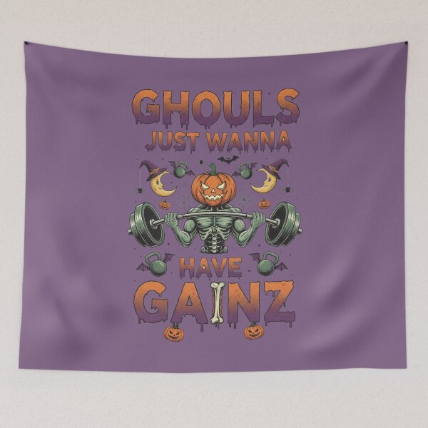 Item preview, Ghouls Just Wanna Have Gainz Graphic designed and sold by Exquisite Design Studio „Paculówka”.
