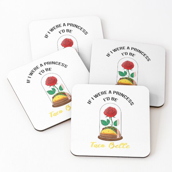 Item preview, If I Were a Princess I'd Be Taco Belle Cute Quote Taco Lover T-Shirt designed and sold by FandMdesign.