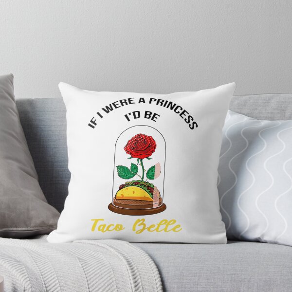 Item preview, If I Were a Princess I'd Be Taco Belle Cute Quote Taco Lover T-Shirt designed and sold by FandMdesign.