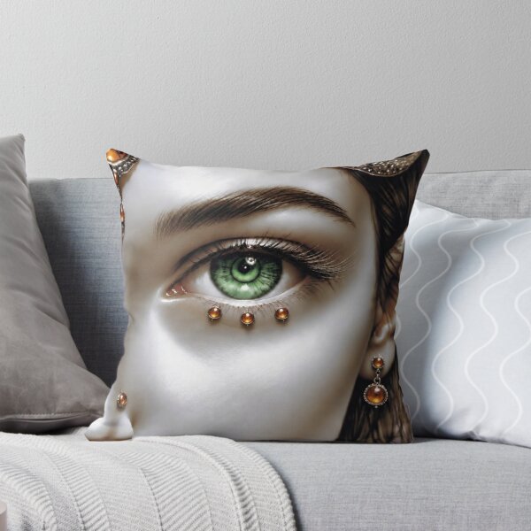 Item preview, Amber Butterfly Eye | Valkyrie Warrior Fantasy Art designed and sold by EWPrints.