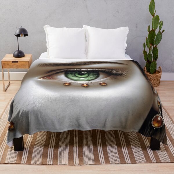 Item preview, Amber Butterfly Eye | Valkyrie Warrior Fantasy Art designed and sold by EWPrints.