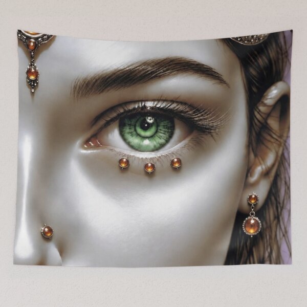 Item preview, Amber Butterfly Eye | Valkyrie Warrior Fantasy Art designed and sold by EWPrints.