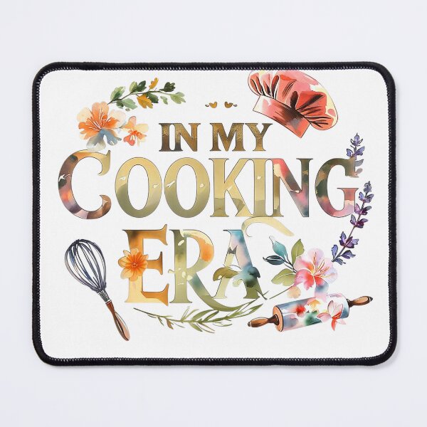 Item preview, in My Cooking Era Cute Flowers Kitchen Hobbyist Club T-Shirt designed and sold by fine line.