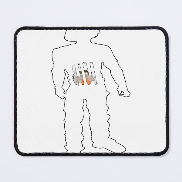 Item preview, Trapped in a Human-Like Cell Surreal Concept Art Design designed and sold by neymargg.