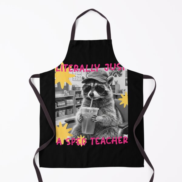 Item preview, Literally Just A Sped Teacher Raccoon Meme Specials Mens Women designed and sold by DamianPe.