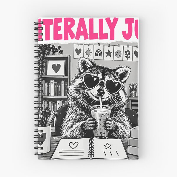 Item preview, Retro Literally Just A Sped Teacher Raccoon Meme Special Education designed and sold by DamianPe.