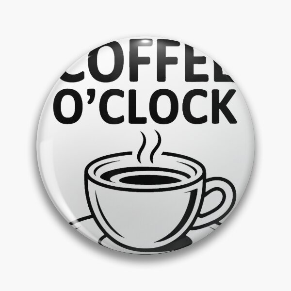 Item preview, It's Coffee O'Clock T-Shirt designed and sold by PrintWaveMagic.