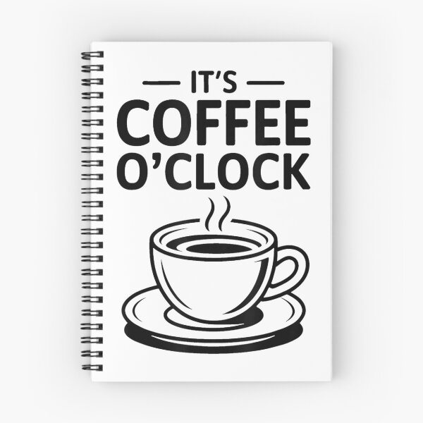 Item preview, It's Coffee O'Clock T-Shirt designed and sold by PrintWaveMagic.