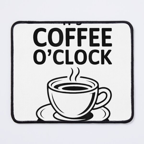 Item preview, It's Coffee O'Clock T-Shirt designed and sold by PrintWaveMagic.