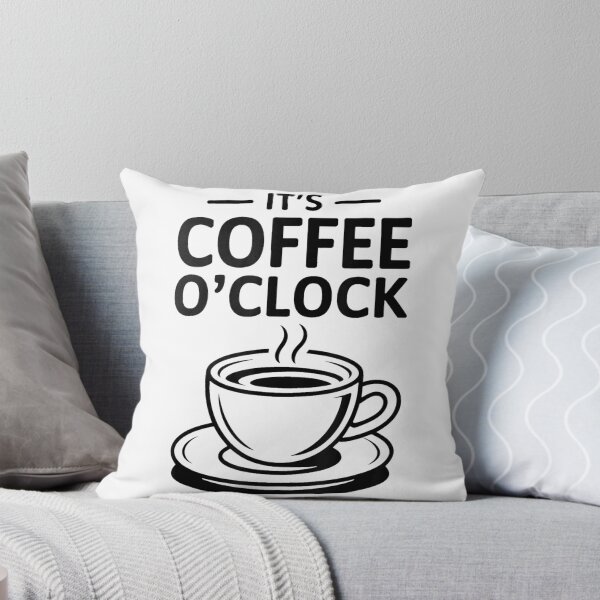 Item preview, It's Coffee O'Clock T-Shirt designed and sold by PrintWaveMagic.
