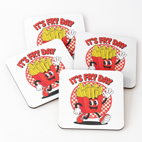 Item preview, It's Fry Day Funny French Fries Friday Food Lover Pun Humor T-Shirt designed and sold by Dreamers333.