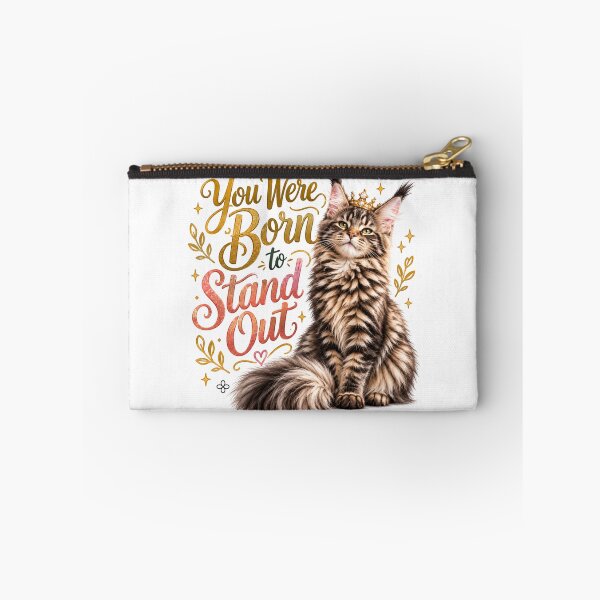 Item preview, Funny Cat Image - You Were Born to Stand Out.  Cat Mom Gift designed and sold by BetterEveryDay1.