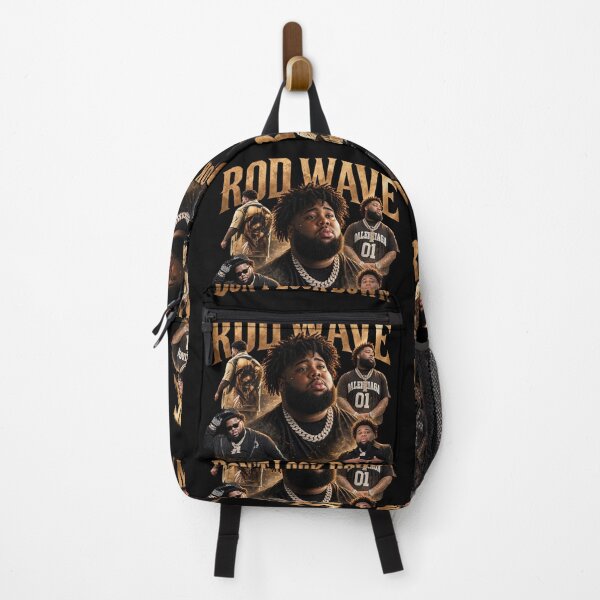 Item preview, Rod Wave Don't Look Down - Cinematic Gold Collage Poster designed and sold by Yassinejayed.