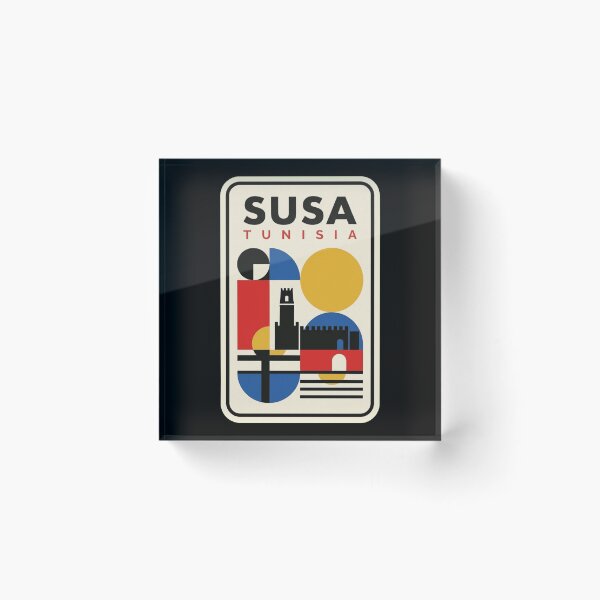 Item preview, Retro Susa Bauhaus Geometric Skyline designed and sold by k3rstman1.
