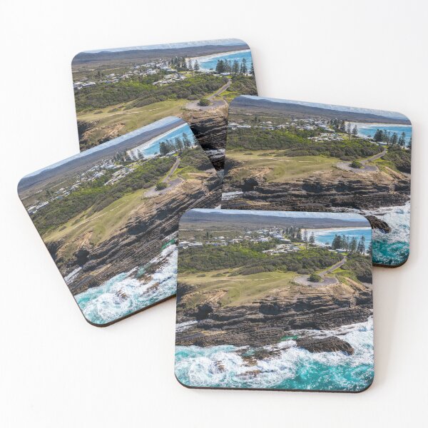 Item preview, Aerial View of Brooms Head Coastline Australia designed and sold by Southern Cross Lifestyle .