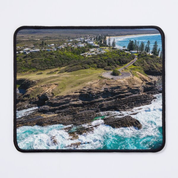 Item preview, Aerial View of Brooms Head Coastline Australia designed and sold by Southern Cross Lifestyle .