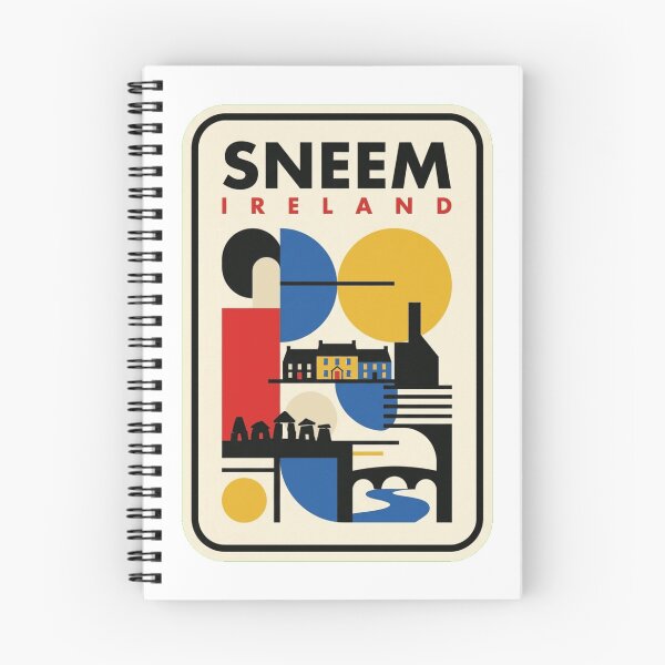 Item preview, Retro Sneem Bauhaus Geometric Skyline designed and sold by k3rstman1.