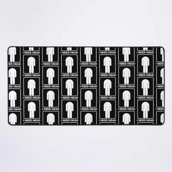 Item preview, I Need Head - Funny Cheeky Humor Adult Joke Innuendo Bold Statement designed and sold by Shape Snip Studio.