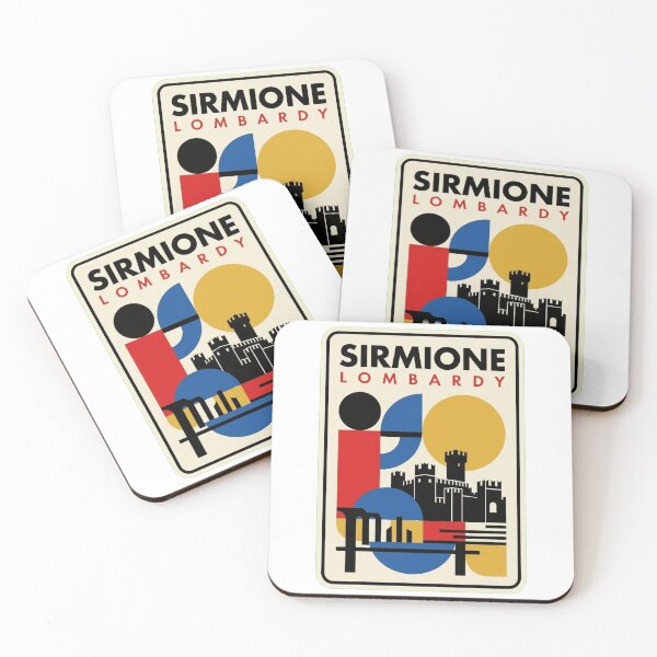 Item preview, Retro Sirmione Bauhaus Geometric Skyline designed and sold by k3rstman1.