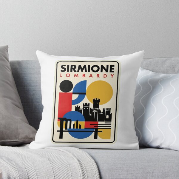 Item preview, Retro Sirmione Bauhaus Geometric Skyline designed and sold by k3rstman1.