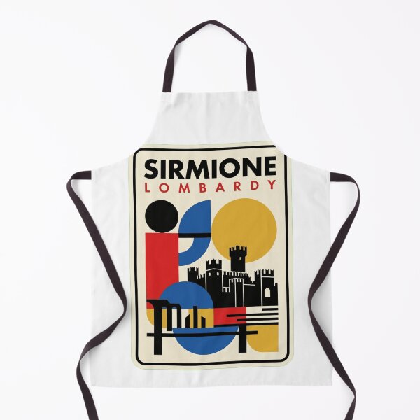 Item preview, Retro Sirmione Bauhaus Geometric Skyline designed and sold by k3rstman1.