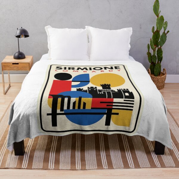 Item preview, Retro Sirmione Bauhaus Geometric Skyline designed and sold by k3rstman1.