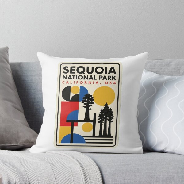 Item preview, Retro Sequoia National Park Bauhaus Geometric Skyline designed and sold by k3rstman1.