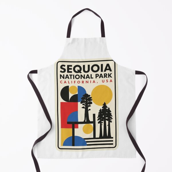 Item preview, Retro Sequoia National Park Bauhaus Geometric Skyline designed and sold by k3rstman1.