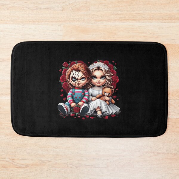 Item preview, Gothic Skeleton Couple with Teddy Bear designed and sold by Krasnovaovaova.