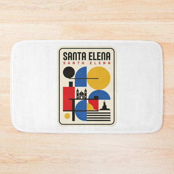 Item preview, Retro Santa Elena Bauhaus Geometric Skyline designed and sold by k3rstman1.