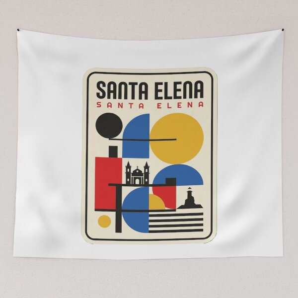 Item preview, Retro Santa Elena Bauhaus Geometric Skyline designed and sold by k3rstman1.