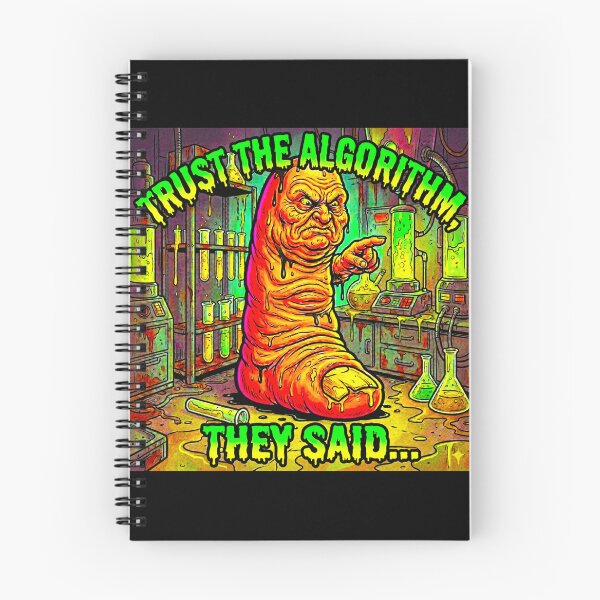 Item preview, Trust The Algorithm, They Said - Grotesque Tech Dystopia Art designed and sold by OmniaGlobal.