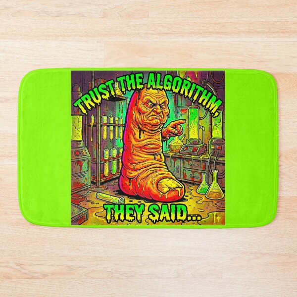 Item preview, Trust The Algorithm, They Said - Grotesque Tech Dystopia Art designed and sold by OmniaGlobal.