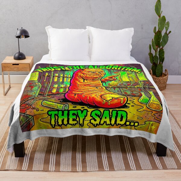 Item preview, Trust The Algorithm, They Said - Grotesque Tech Dystopia Art designed and sold by OmniaGlobal.