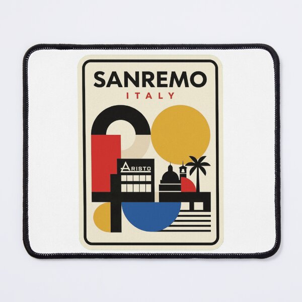 Item preview, Retro Sanremo Bauhaus Geometric Skyline designed and sold by k3rstman1.