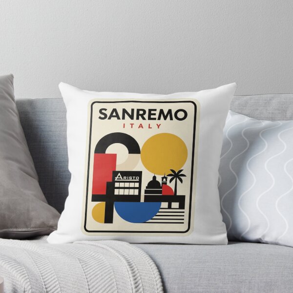 Item preview, Retro Sanremo Bauhaus Geometric Skyline designed and sold by k3rstman1.