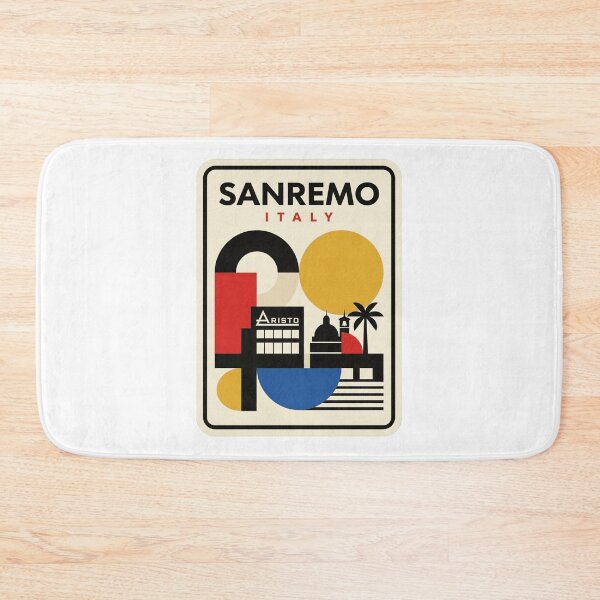 Item preview, Retro Sanremo Bauhaus Geometric Skyline designed and sold by k3rstman1.