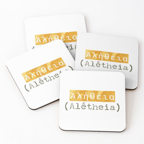 Item preview, Ἀλήθεια (Alḗtheia) - The Greek Word for Truth designed and sold by silviaxe.
