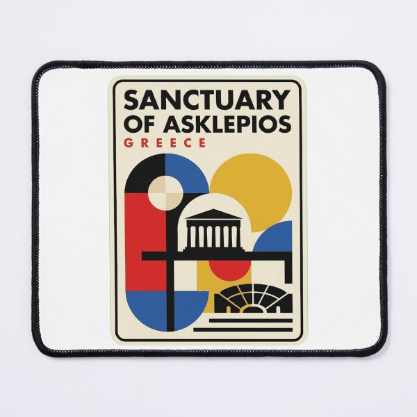 Item preview, Retro Sanctuary Of Asklepios Bauhaus Geometric Skyline designed and sold by k3rstman1.