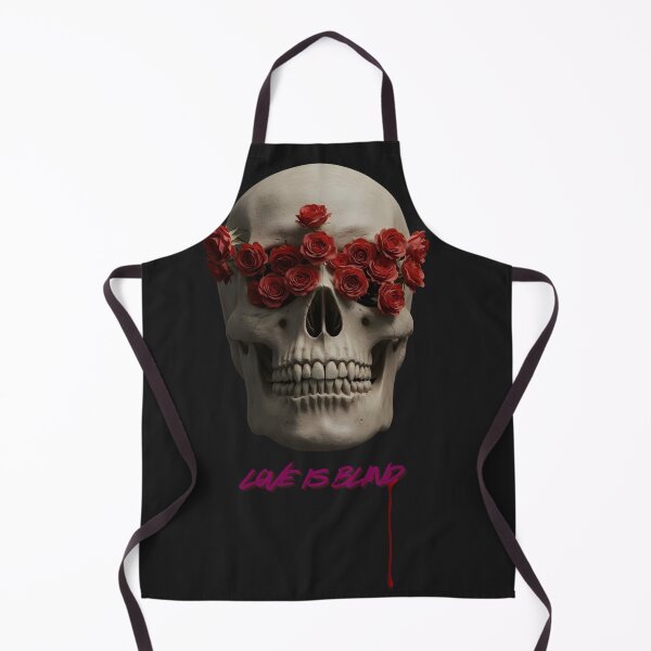 Item preview, Love Is Blind Gothic Skull Red Roses Dark Romantic Halloween designed and sold by Thespase.