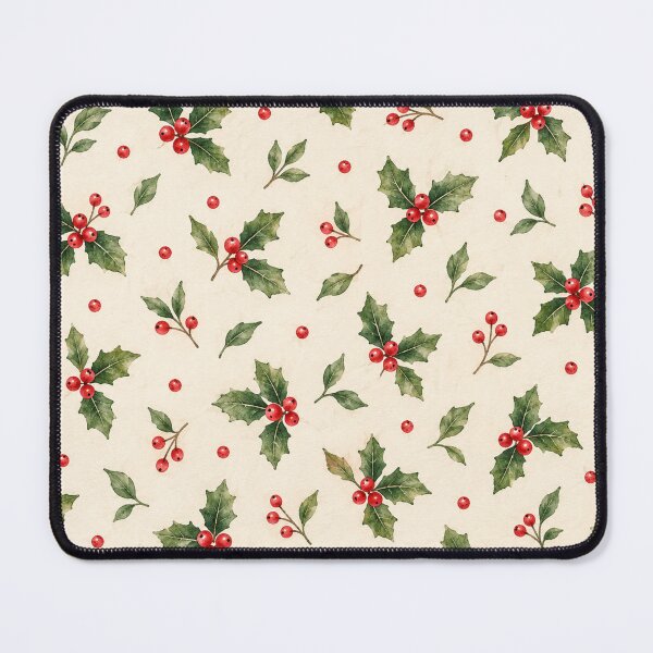 Item preview, Holly Berry Christmas Watercolor Pattern designed and sold by mycute-stickers.